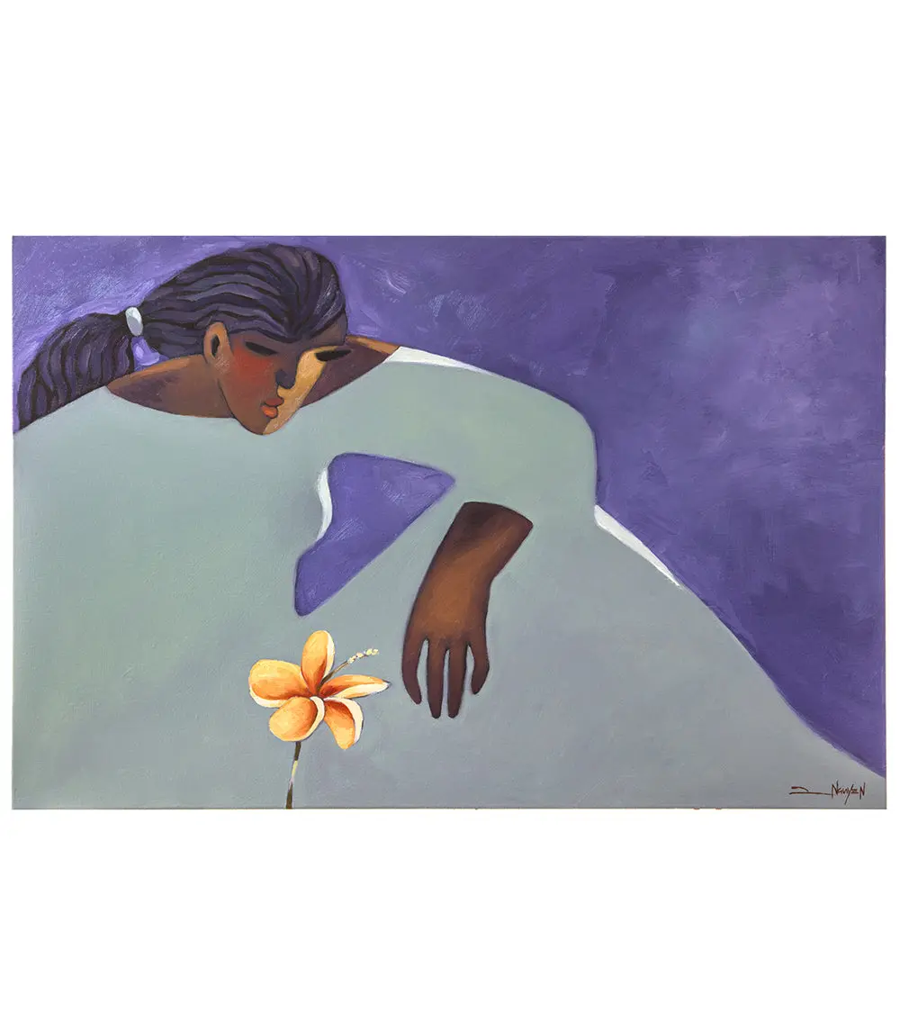 Original Painting: Wild Flower By Tim Nguyen 1
