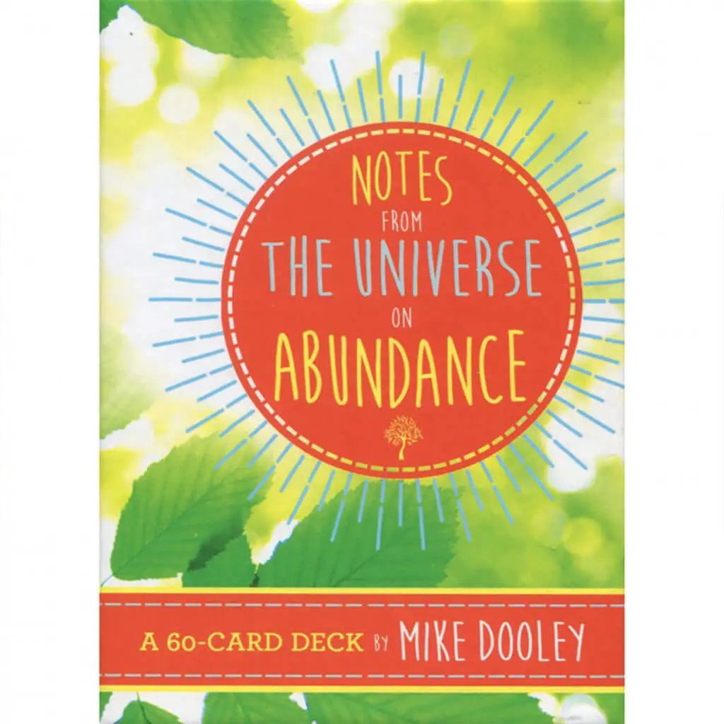 Notes From The Universe On Abundance Cards 1