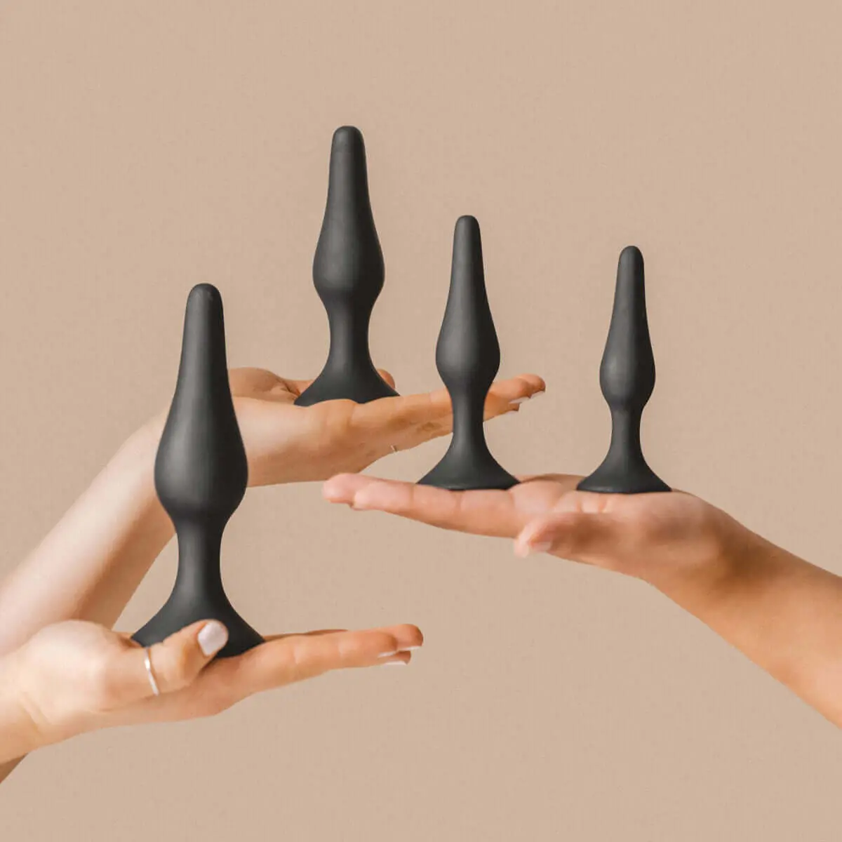 Hyssop | Set Of 4 Suction Anal Butt Plugs 1
