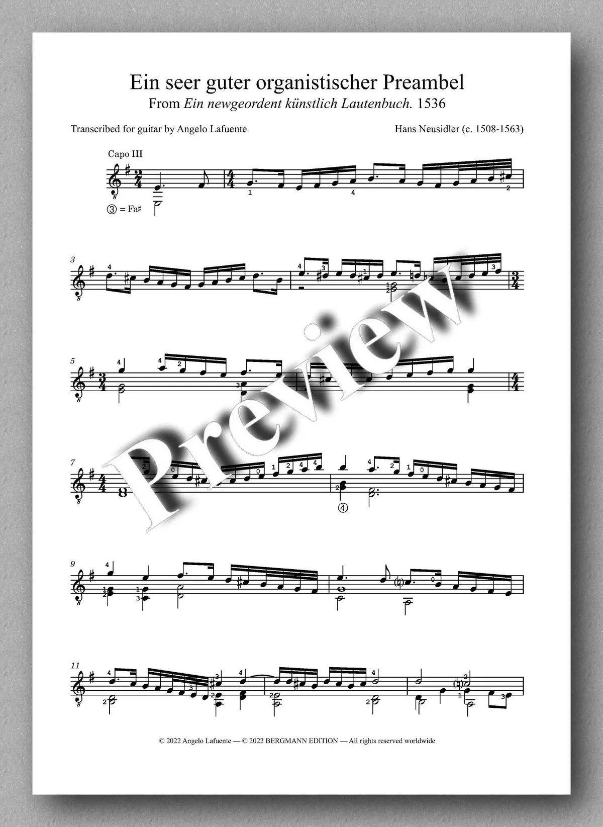 Neusidler-Lafuente, Four Pieces 2