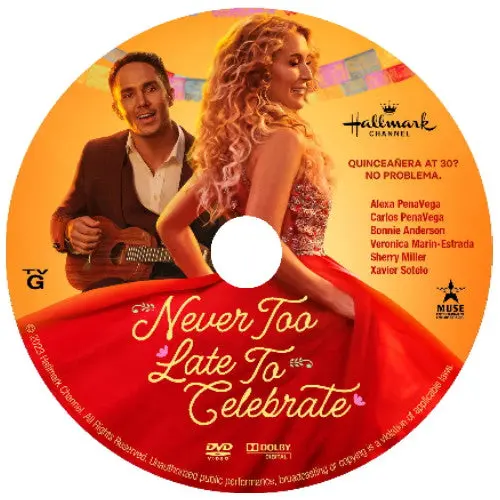 Never Too Late To Celebrate Dvd Movie 2023 1