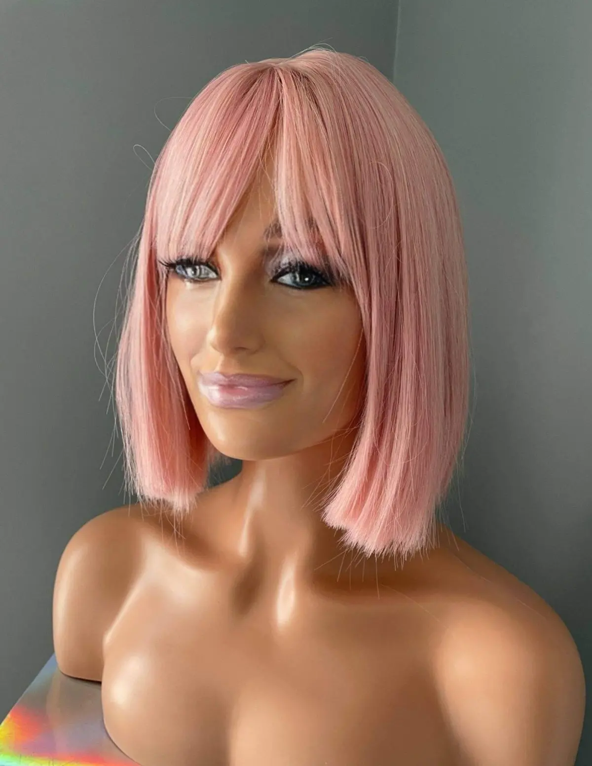Nia Short Baby Pink Bob Wig 2
