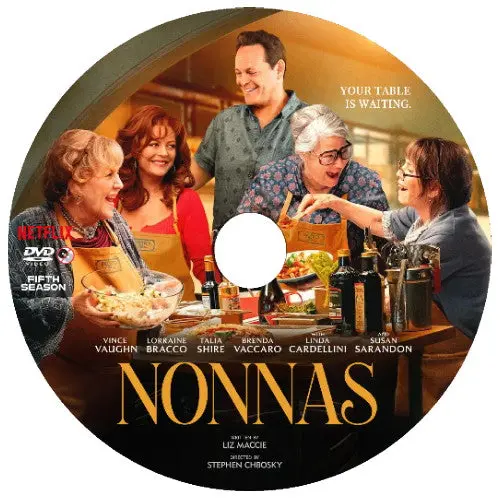 Nonnas Dvd Movie 2025 Vince Vaughn 1