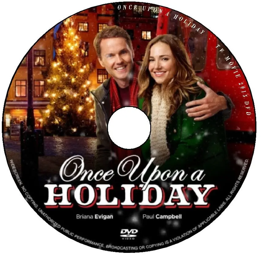 Once Upon A Holiday Dvd Christmas Movie 2015 Paul Campbell 1