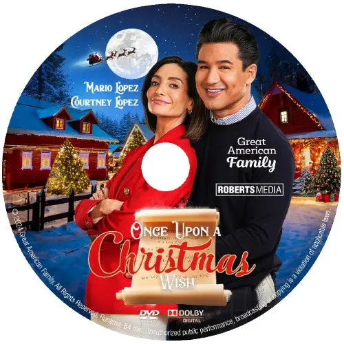 Once Upon A Christmas Wish Dvd Gac Movie 2024 Mario Lopez 1