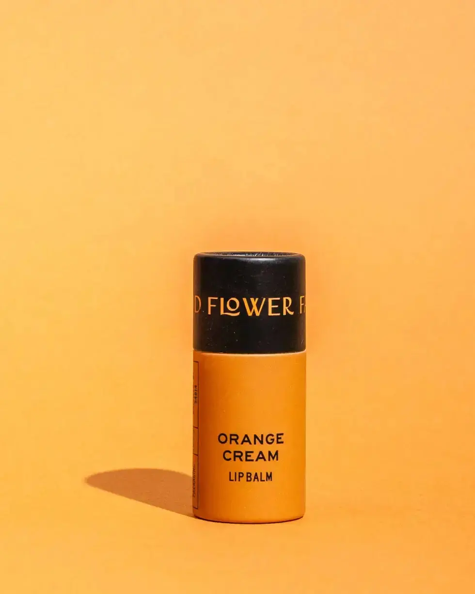 Orange Cream Organic Lip Balm – 0.30Oz | Good Flower Farm 1