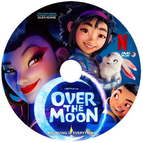 Over The Moon Dvd Anime Movie 2020 - English Audio 1