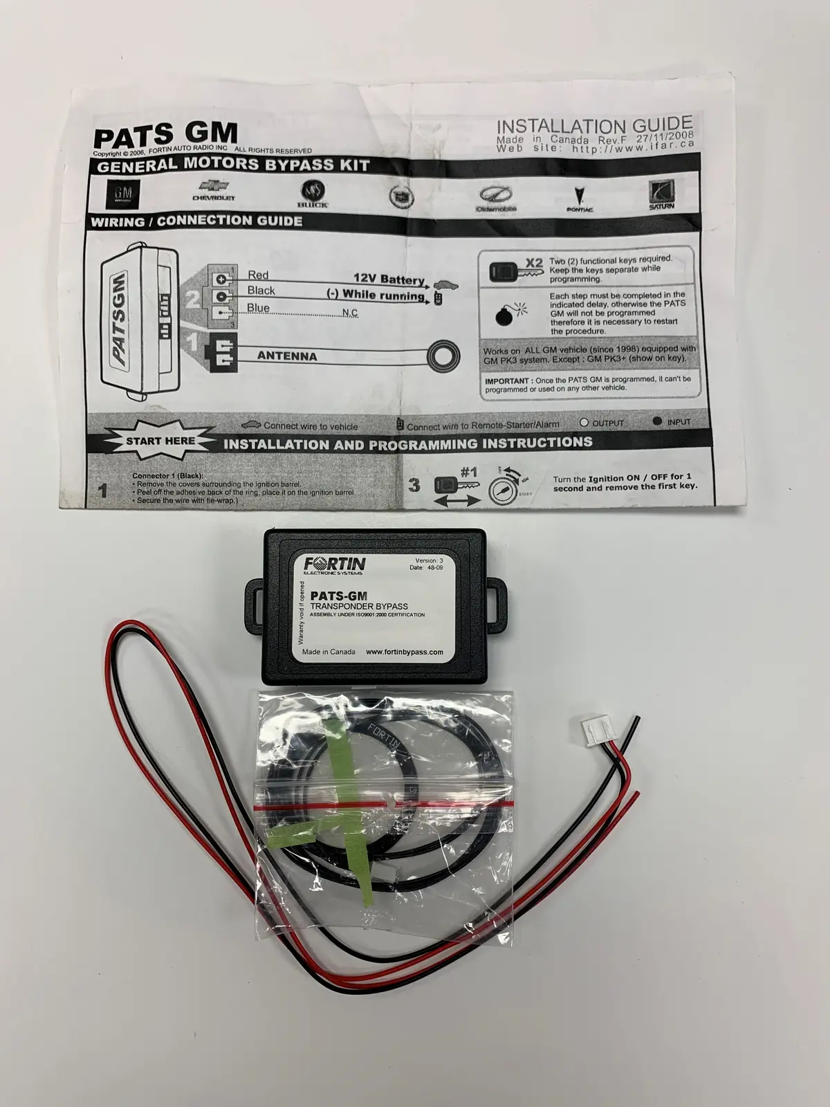 Fortin Pats-Gm - General Motors Bypass Kit 1