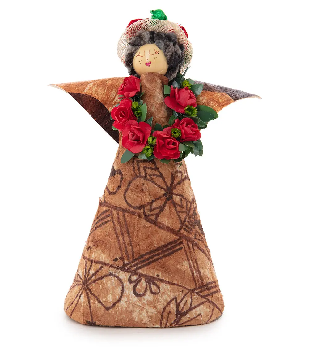 Tutu Kapa Angel Tree Topper (Red) 1