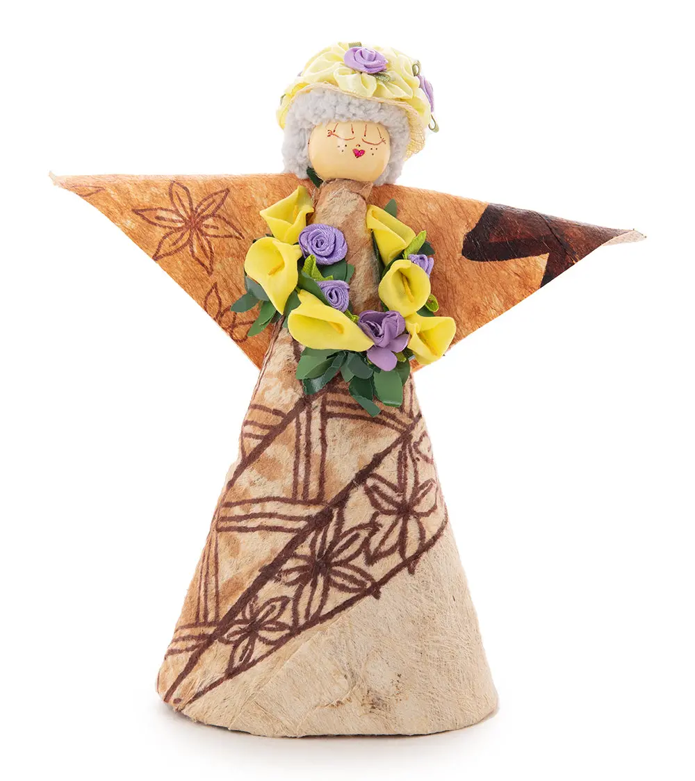 Tutu Kapa Angel Tree Topper (Yellow) 1
