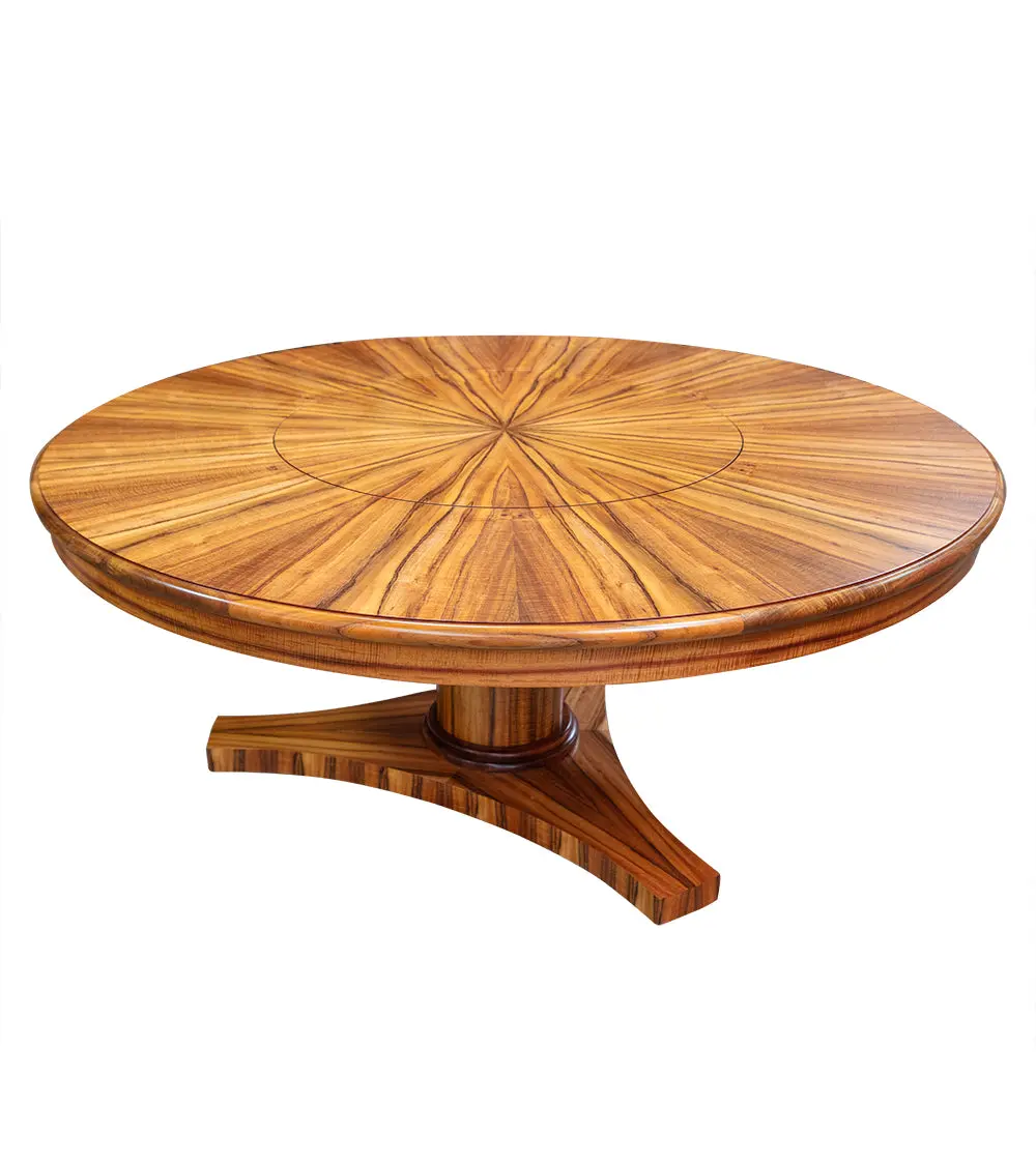 Pedestal Dining Table With Lazy Susan 2