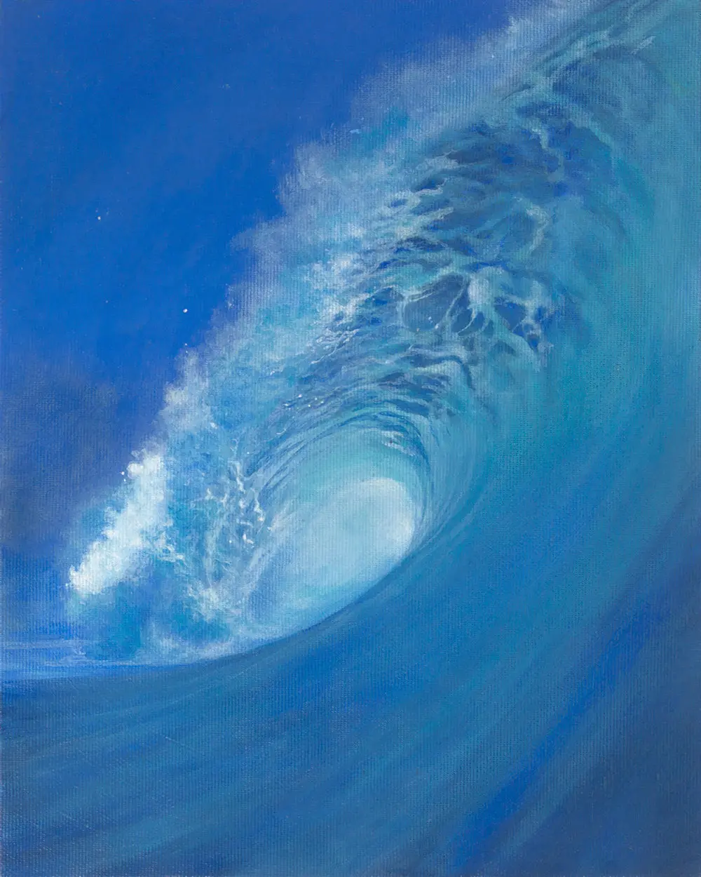 Limited Edition Giclee "Blue Wave" By Phillip Gagnon 10X12 1