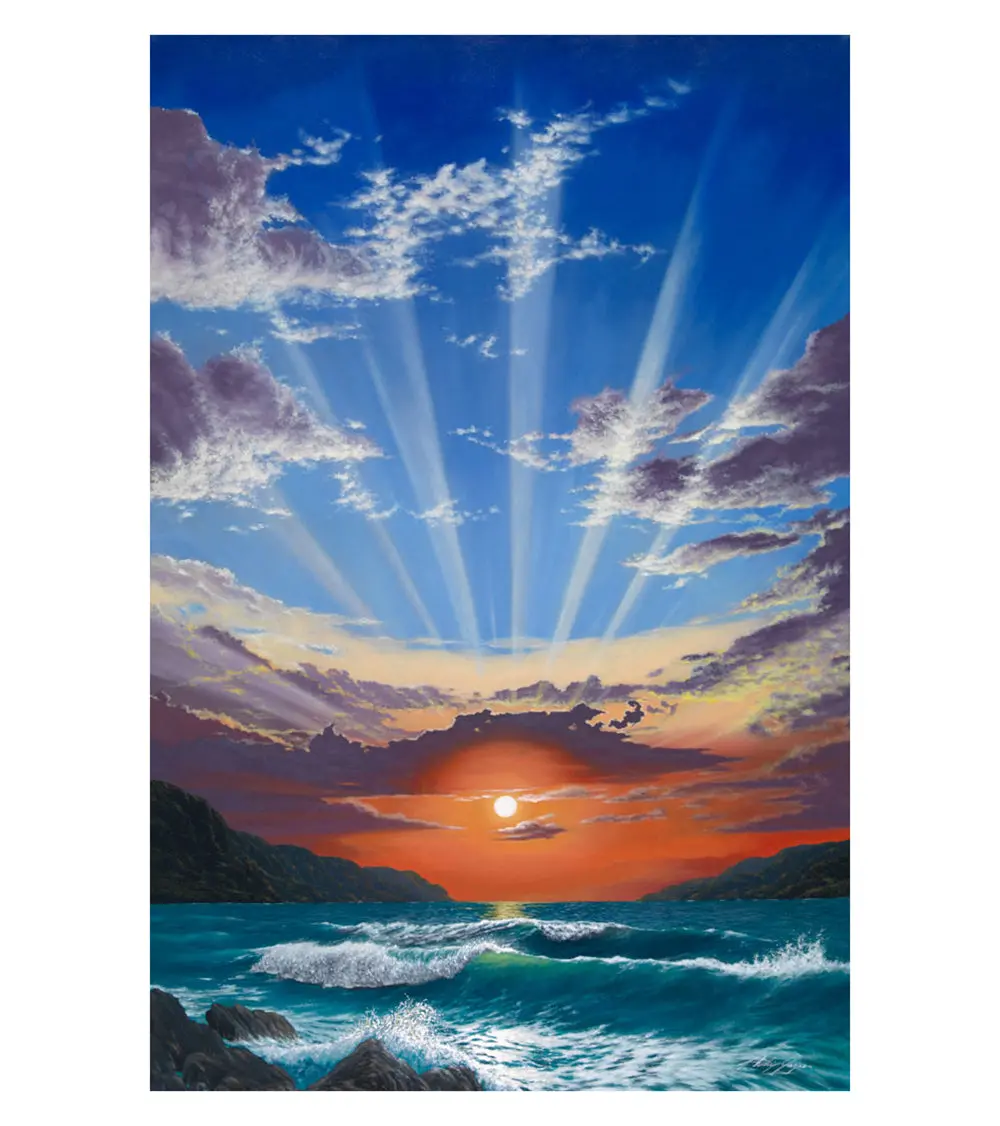 Limited Edition Giclee "Evening Kiss" By Philip Gagnon 24X32 1