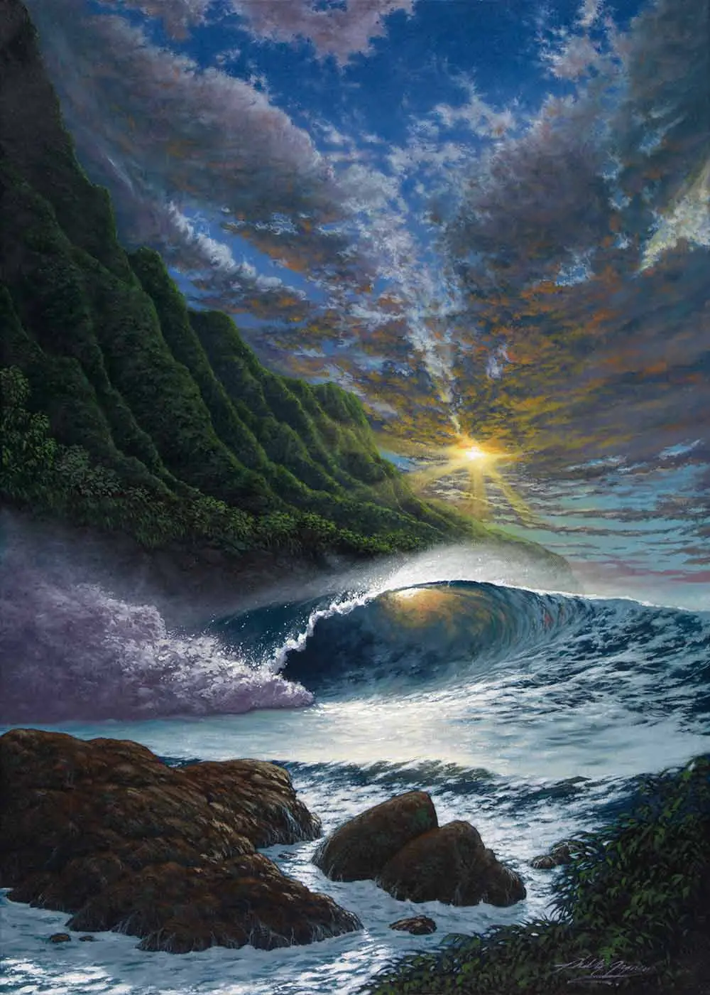 Limited Edition Giclee "Vacation Time" By Phillip Gagnon 16X22 1