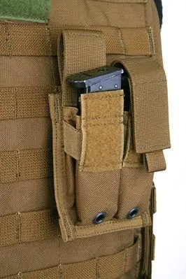 Pantac Molle 9Mm Double Pistol Magazine Pouch (Coyote Brown) 1