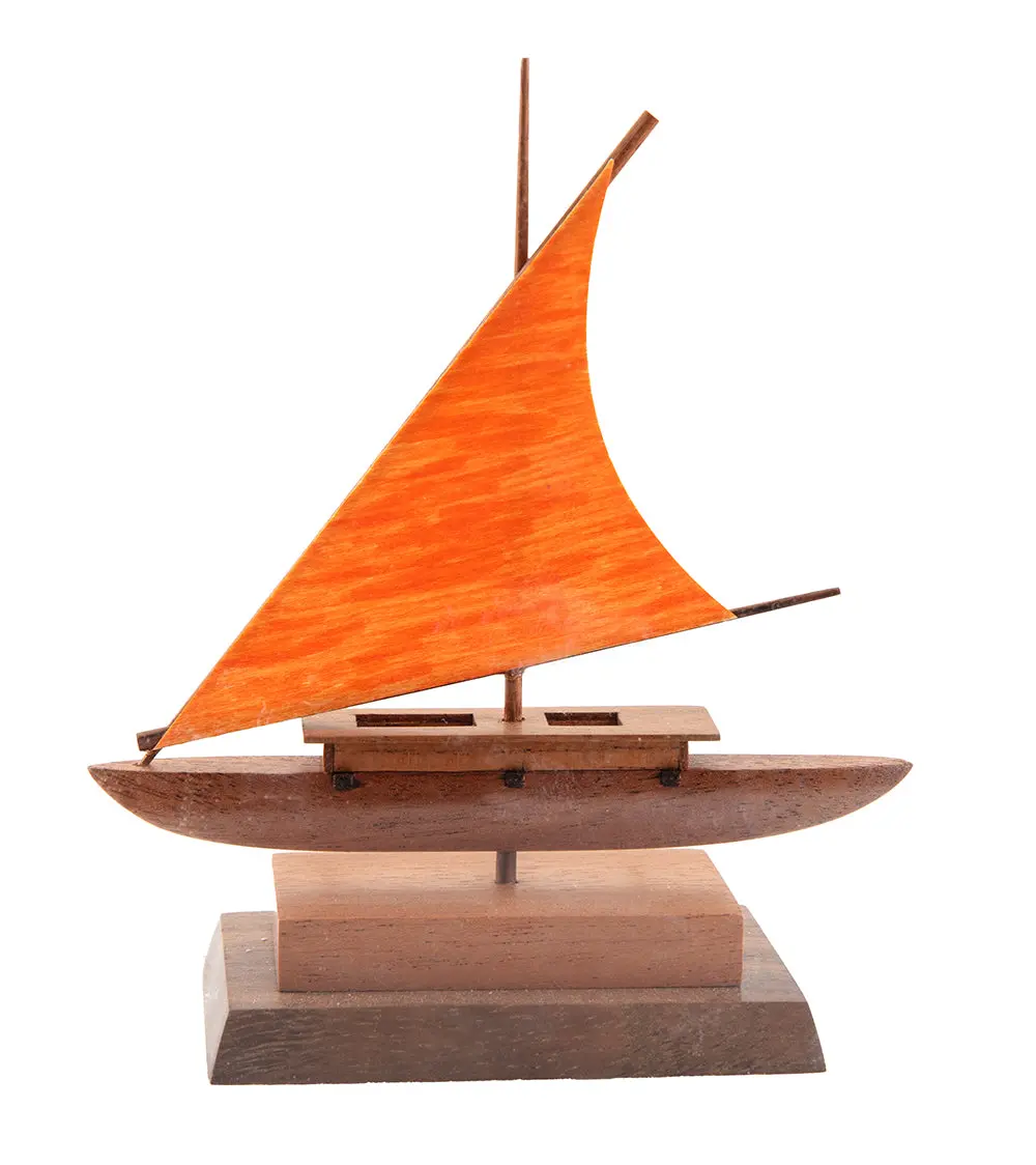 Koa 4.5”L Canoe “Manini Fiji” By Francis Pimmel 1