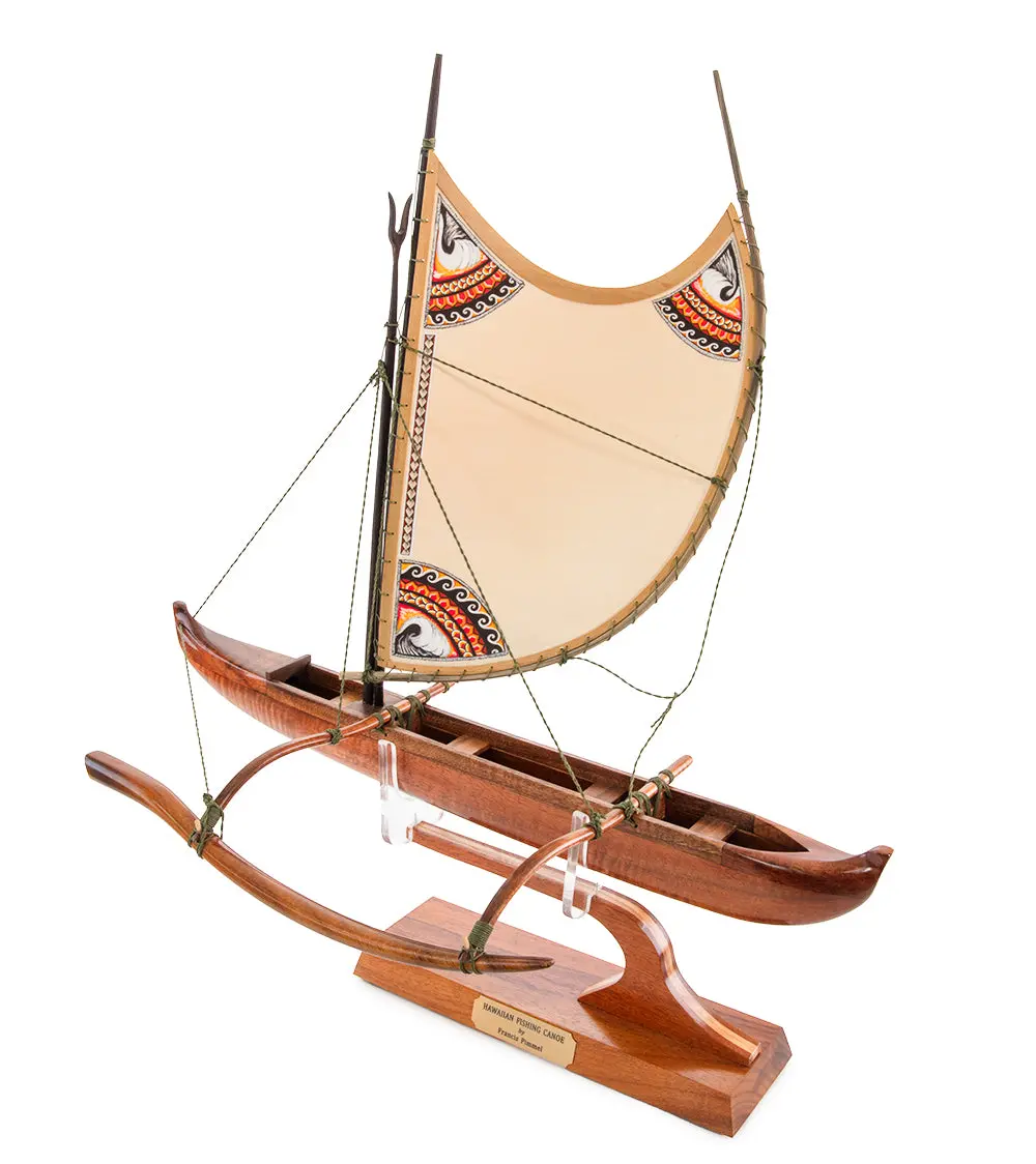 Koa 18" Canoe "Opelu Poly" By Francis Pimmel 2