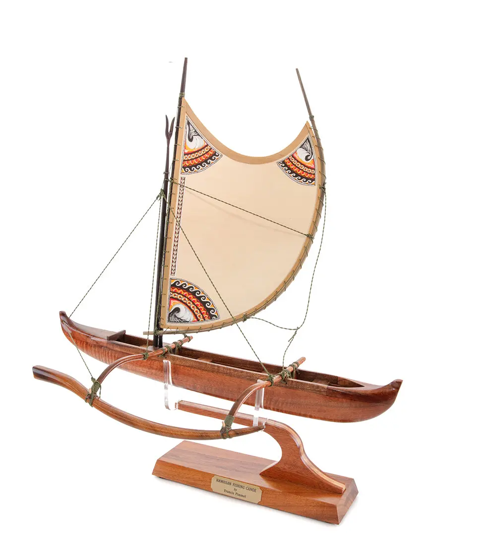 Koa 18" Canoe "Opelu Poly" By Francis Pimmel 1