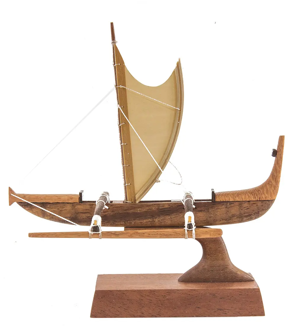 Koa 4.0”L Canoe “Manini Cook Isle” By Francis Pimmel 1