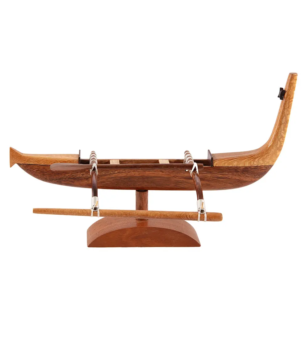 Koa 10”L Canoe “Mini Cook Island” By Francis Pimmel 1