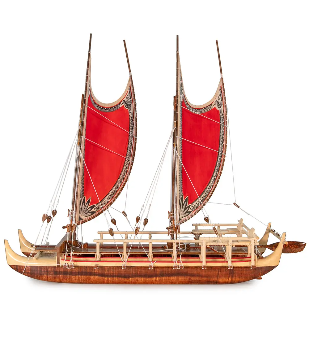 Koa 28”L Canoe “Hokulea” By Francis Pimmel 2
