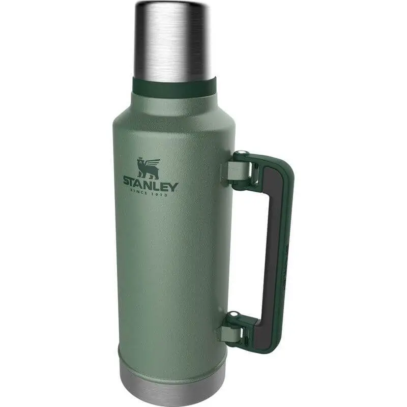 Stanley Classic Legendary Vacuum Flask Hammertone Green 10