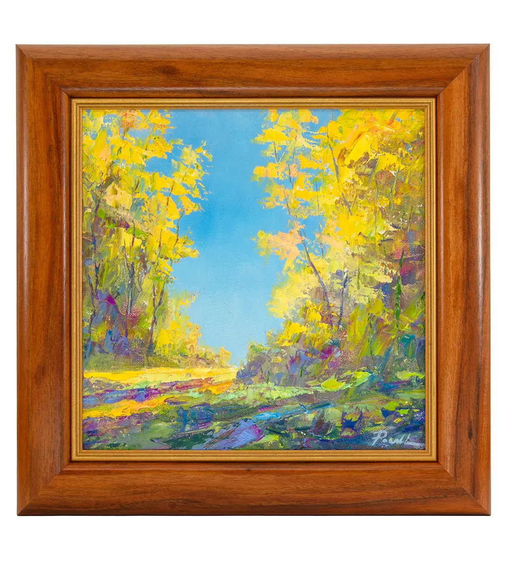 Original Painting "Golden Trees 11/2025" By Michael Powell 1
