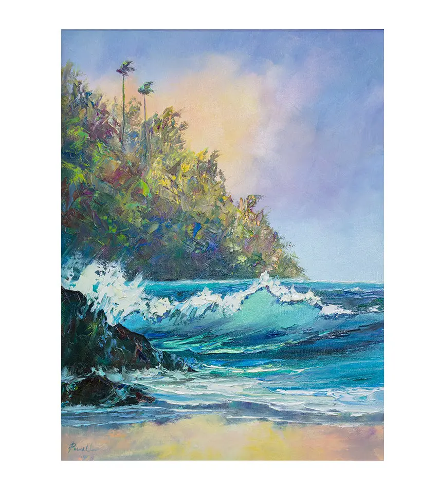 Original Painting: Windward Coast By Michael Powell 1/23 18X24 2