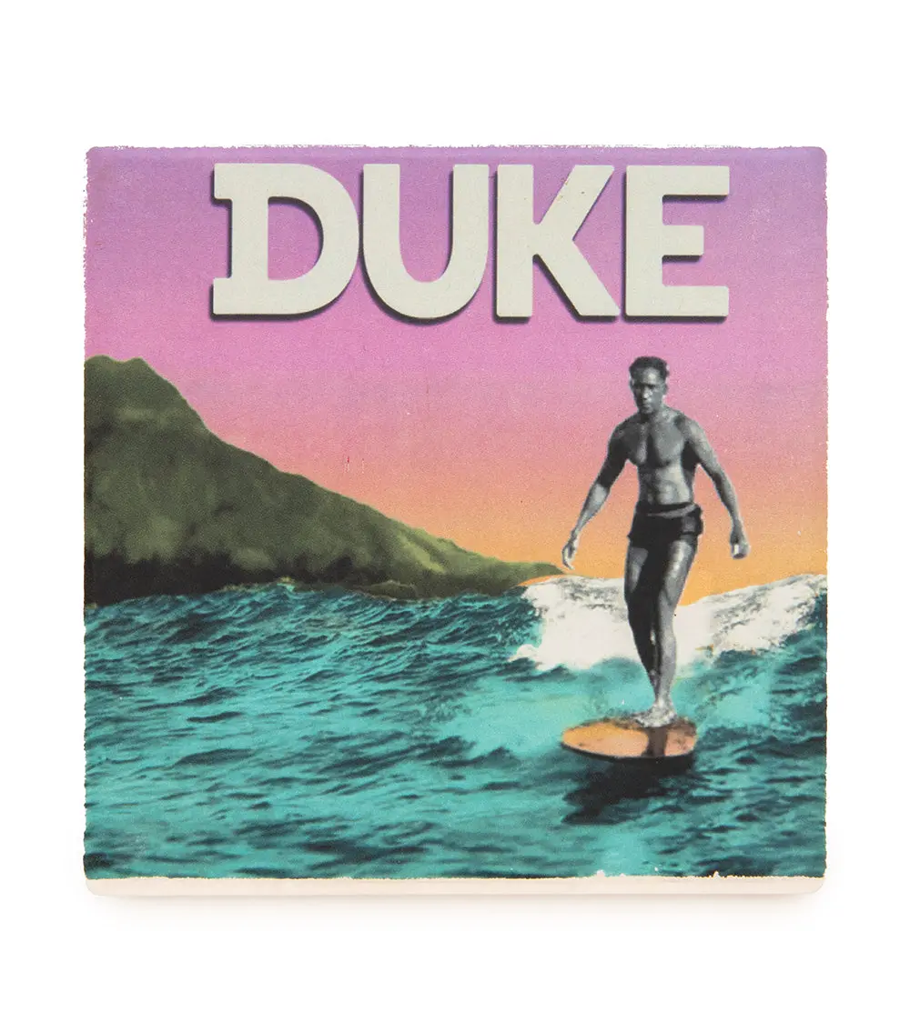 Duke Sandstone Coaster – Surfing At Diamond Head 1