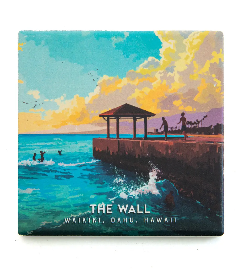 "The Wall" Travel Art Coaster 1