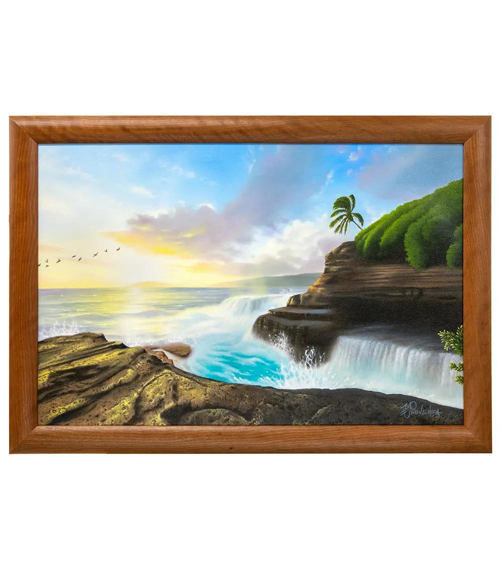 Original Painting: The Lone Palm By Michael Provenza 1