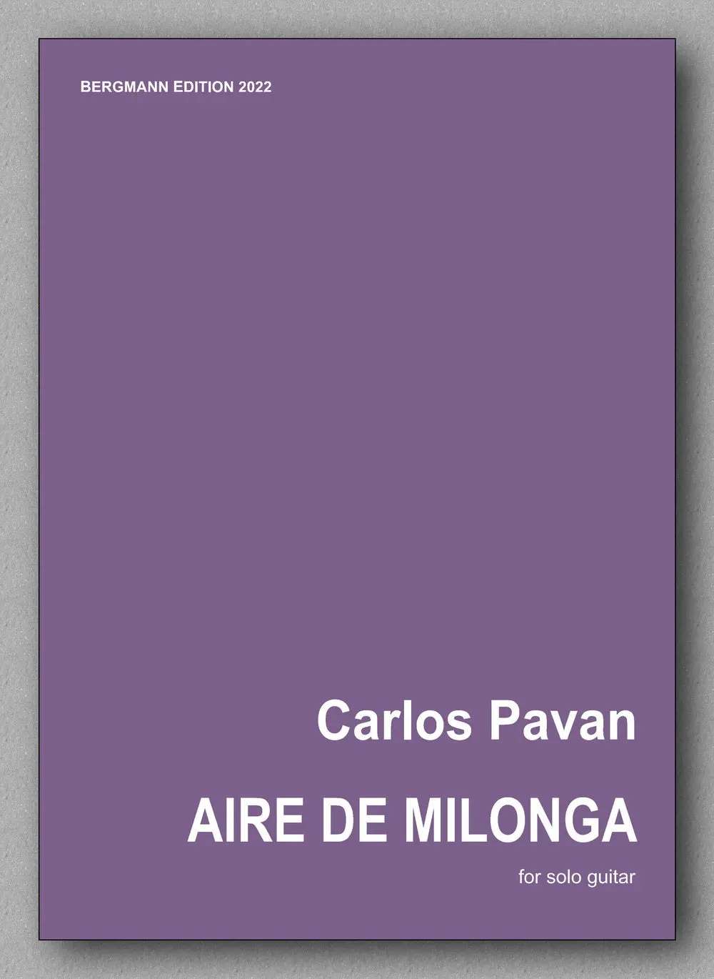 Pavan, Aire De Milonga 1