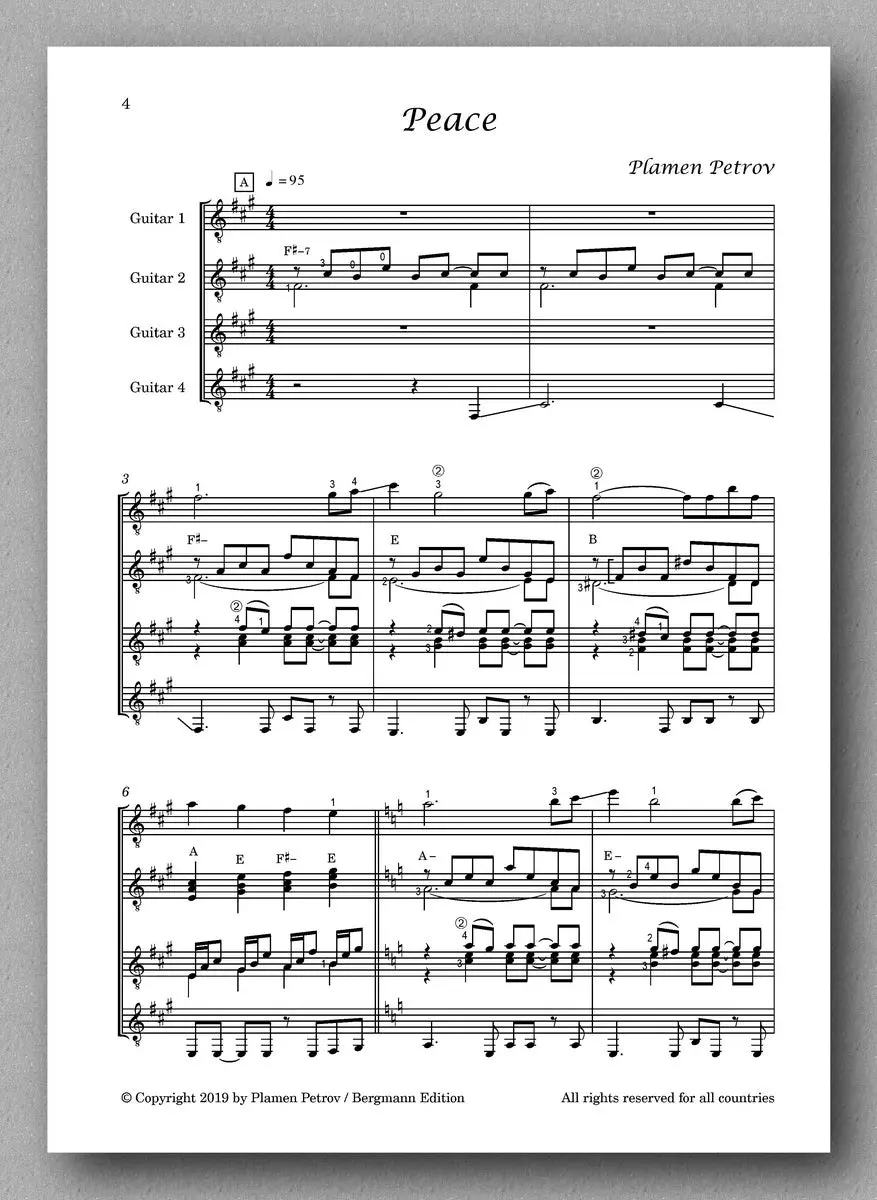 Petrov, Peace, Guitar Quartet 8 2