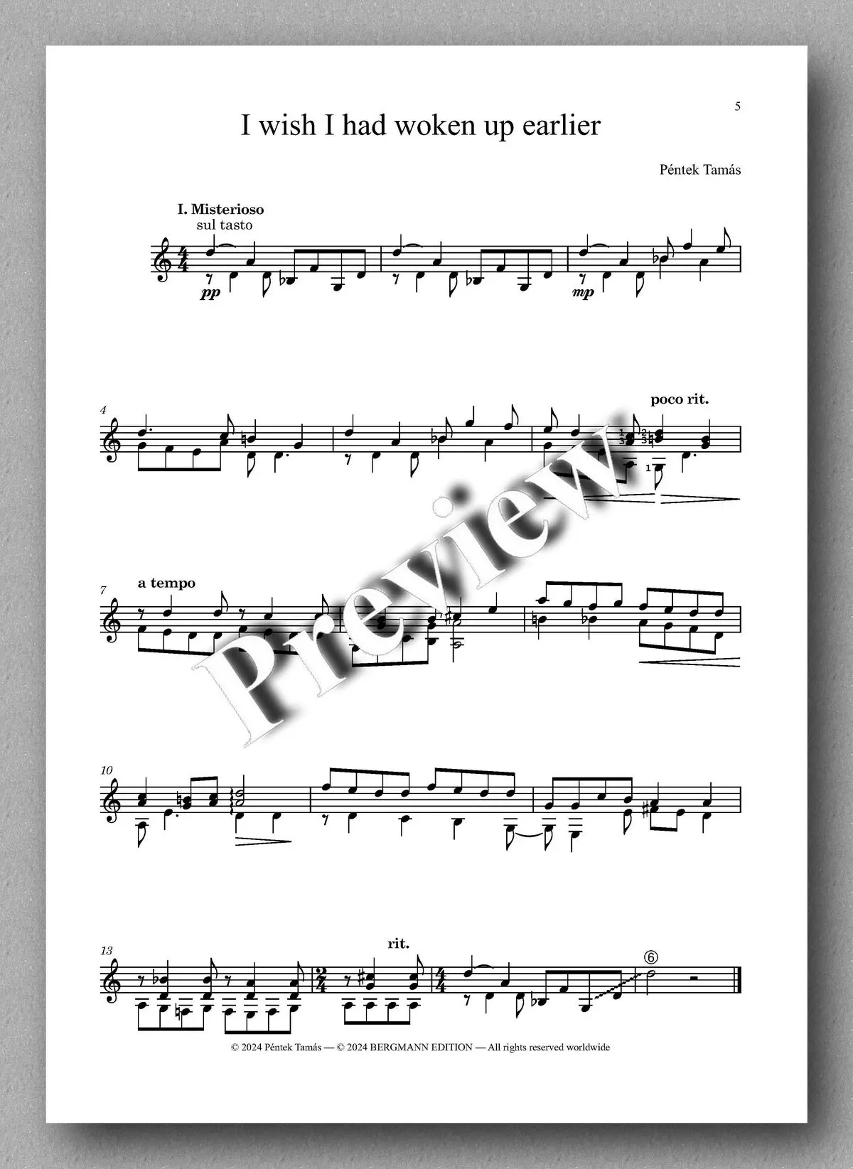 Péntek, Little Christmas Suite 2