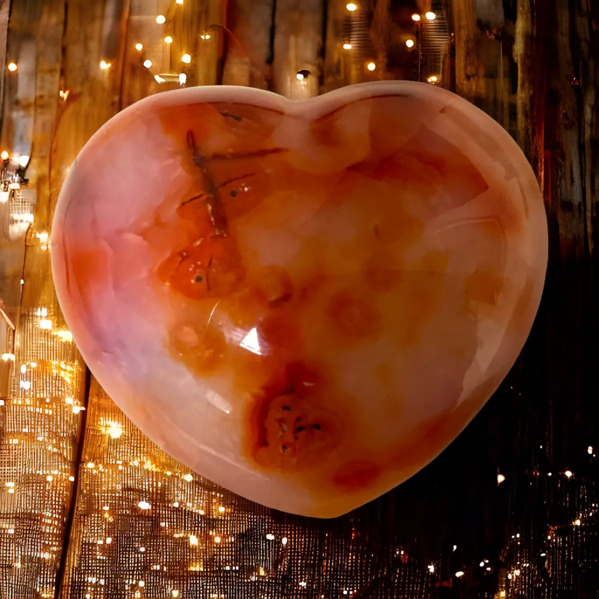 Carnelian Orange Crystal Hearts – Ethically Sourced From Madagascar 5