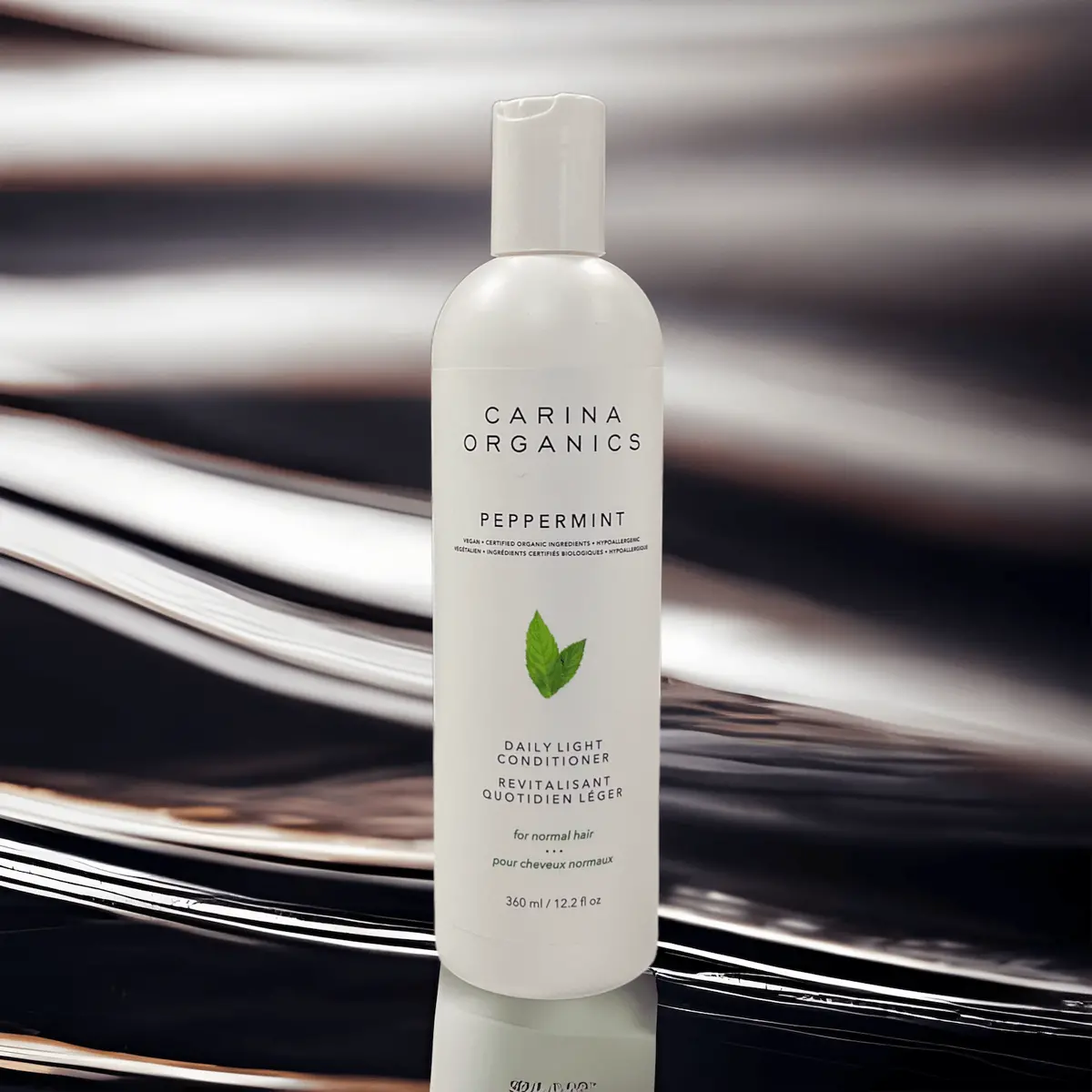 Peppermint Daily Light Conditioner 360Ml - Carina Organics 1