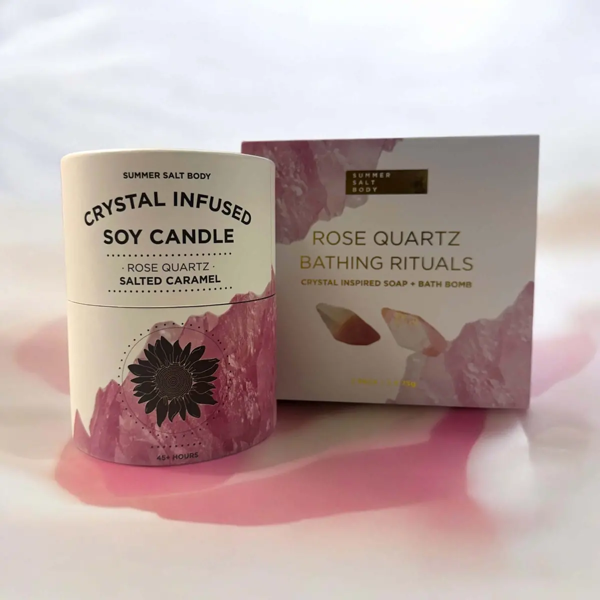 Summer Salt Rose Quartz Gift Set 1