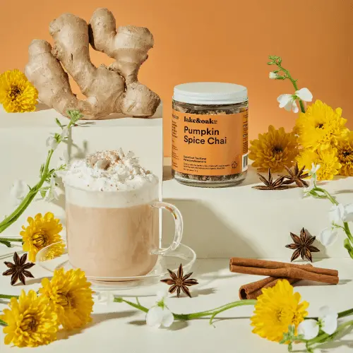 Pumpkin Spice Chai – Superfood Tea Blend (70G) | Lake & Oak 1