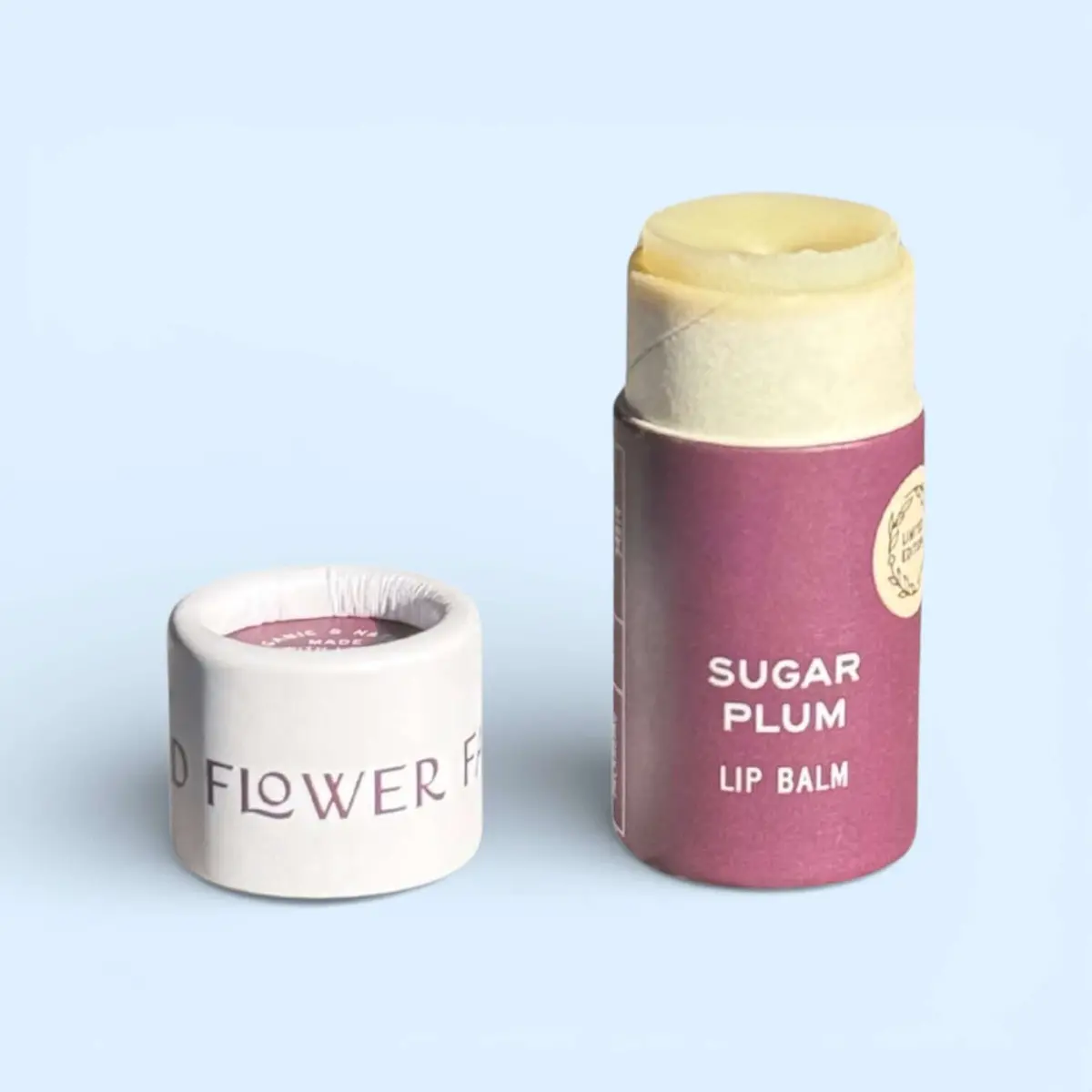Seasonal Limited Sugar Plum Organic Lip Balm – Good Flower Farm 1