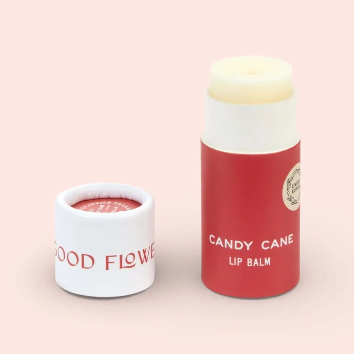Seasonal Limited Candy Cane Organic Lip Balm 1