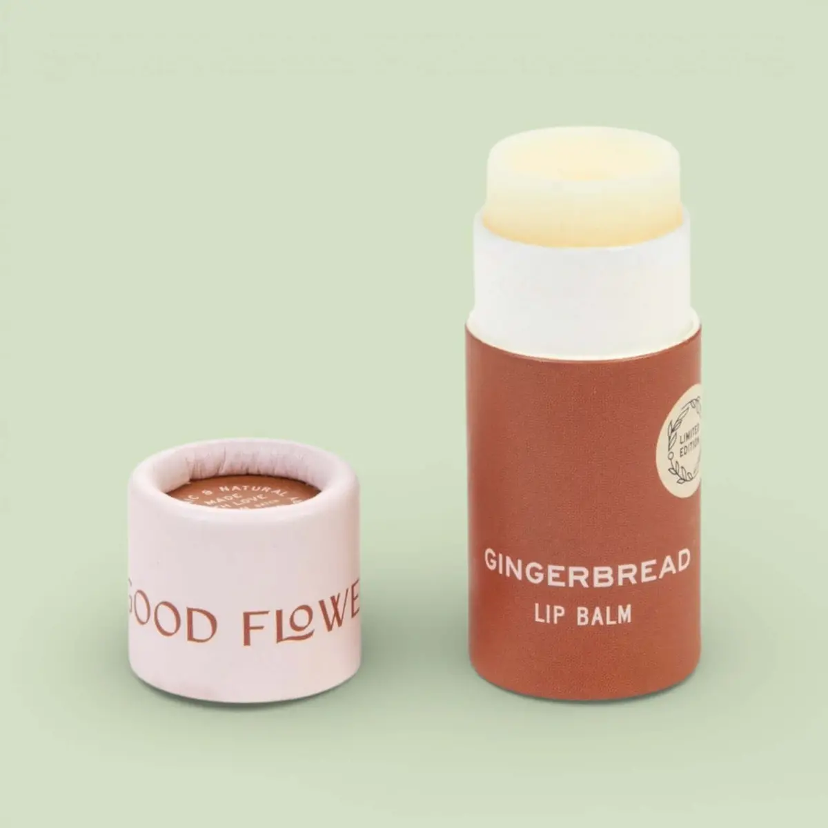Seasonal Limited Gingerbread Organic Lip Balm 1