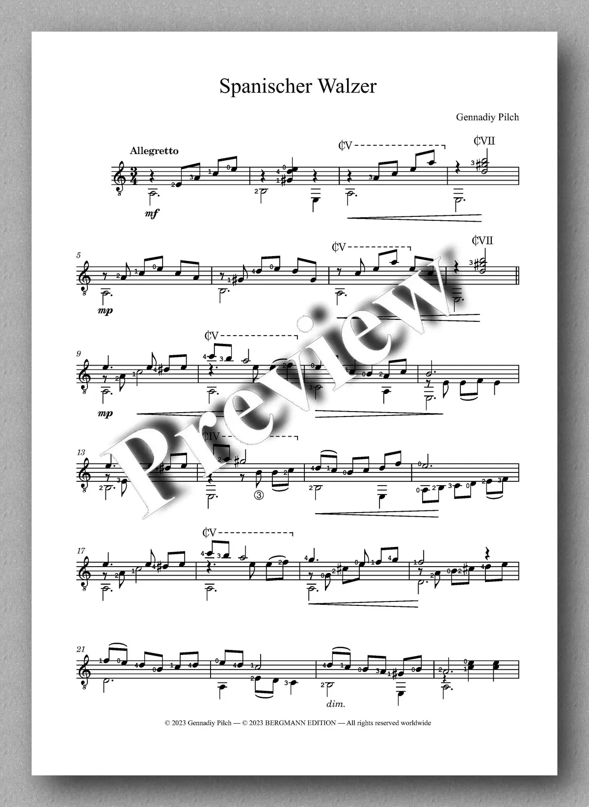Pilch, Two Spanish Pieces 2