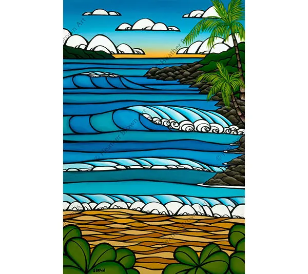 Pinballs, Waimea By Heather Brown - Limited Edition Giclee 1