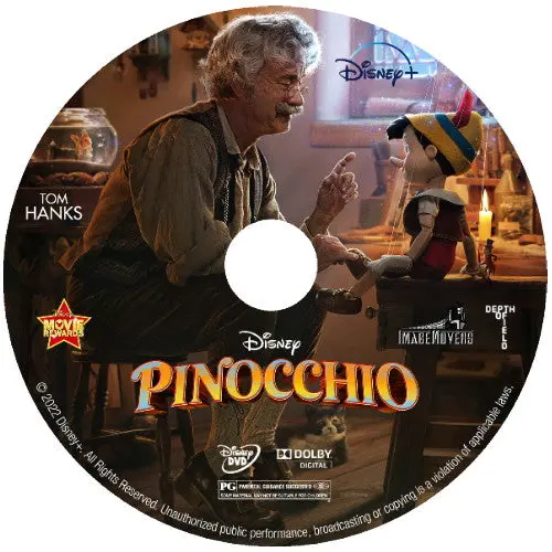 Pinocchio Dvd Movie 2022 Tom Hanks 1