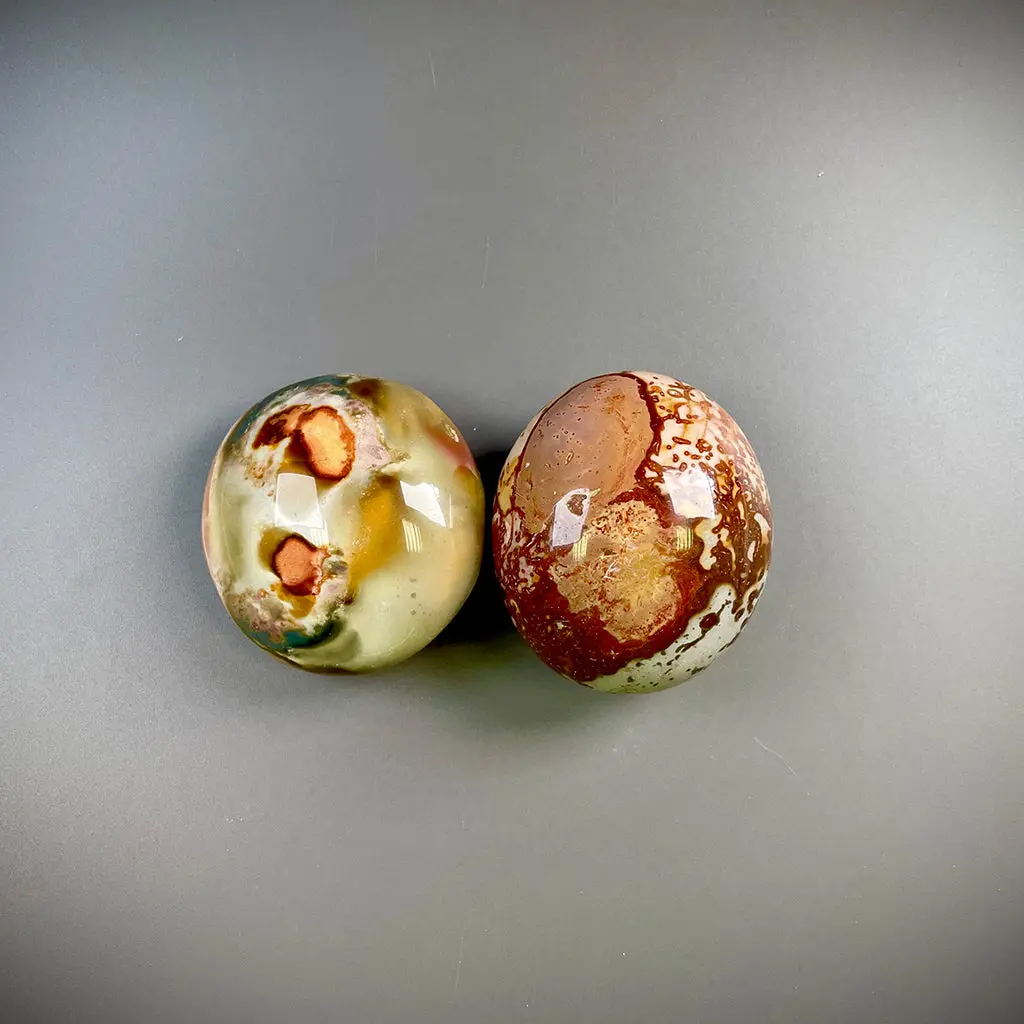 Polychrome Jasper Palm Stone 7