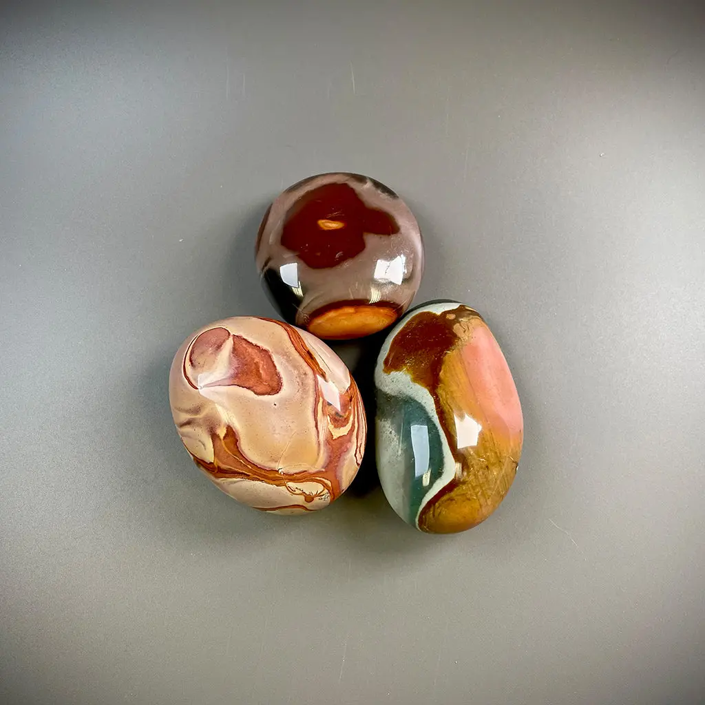 Polychrome Jasper Palm Stone 6