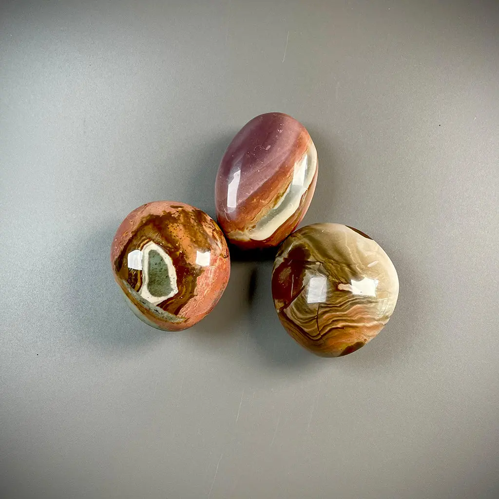 Polychrome Jasper Palm Stone 3