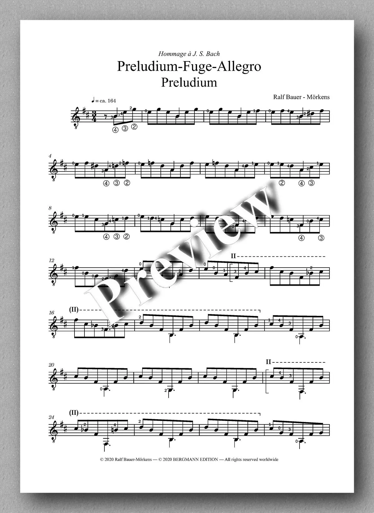 Bauer, Preludium-Fuge-Allegro 2