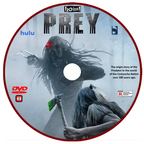 Prey Dvd (2022) Movie Predator - Region Free 1