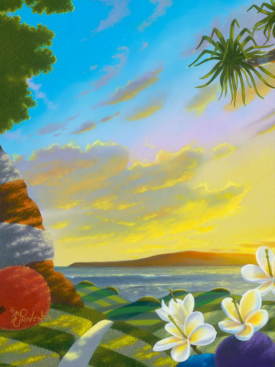 Original Painting: Glimmer Of Hope By Michael Provenza 2